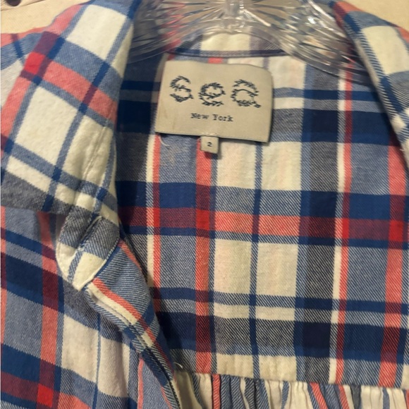 SEA New York plaid top - Picture 11 of 12